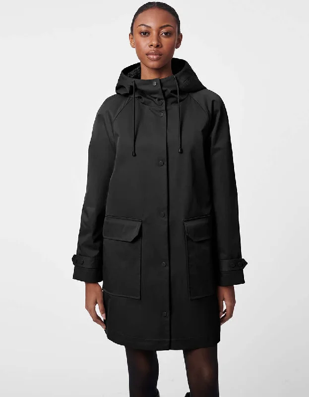 Women's pea coats with brass buttons for a nautical - inspired styleUrban Chic Oversized Rain Coat Women's pea coats with brass buttons for a nautical - inspired styleUrban Chic Oversized Rain Coat