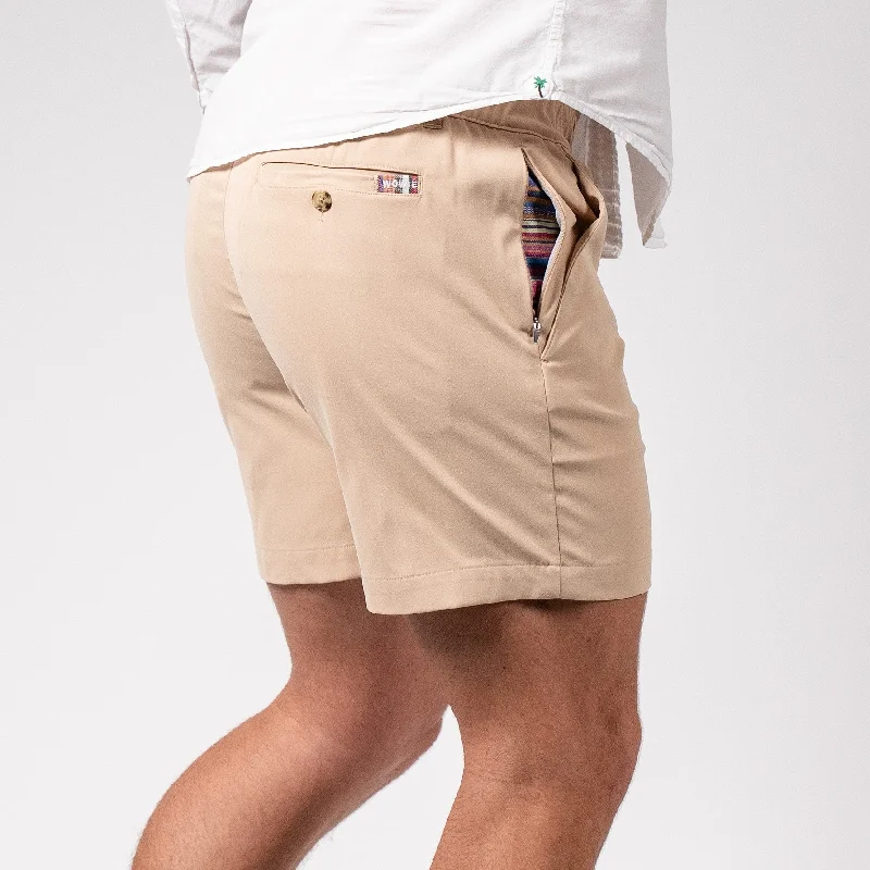 Elastic Waist Women Shorts for Easy Wear and ComfortDaily Short (Casual Stretch) - Dune 5.5" & 7" Elastic Waist Women Shorts for Easy Wear and ComfortDaily Short (Casual Stretch) - Dune 5.5" & 7"