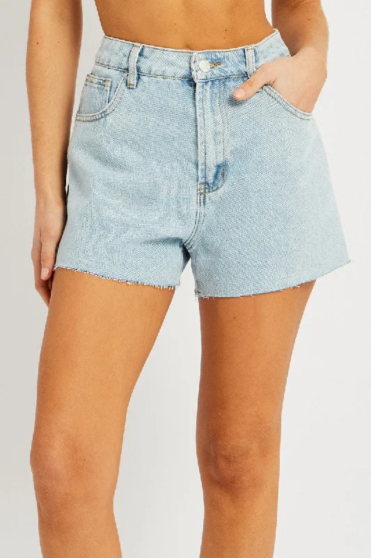 Twill Women Shorts with a Smooth Texture and DurabilityDenim Relaxed Short High Rise Twill Women Shorts with a Smooth Texture and DurabilityDenim Relaxed Short High Rise