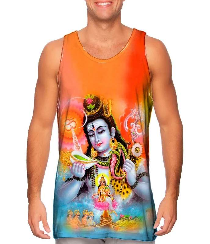 Halter Neck Women's Modal Blend Tank Tops for ComfortHindu God - "Lord Shiva Shankar" Halter Neck Women's Modal Blend Tank Tops for ComfortHindu God - "Lord Shiva Shankar"