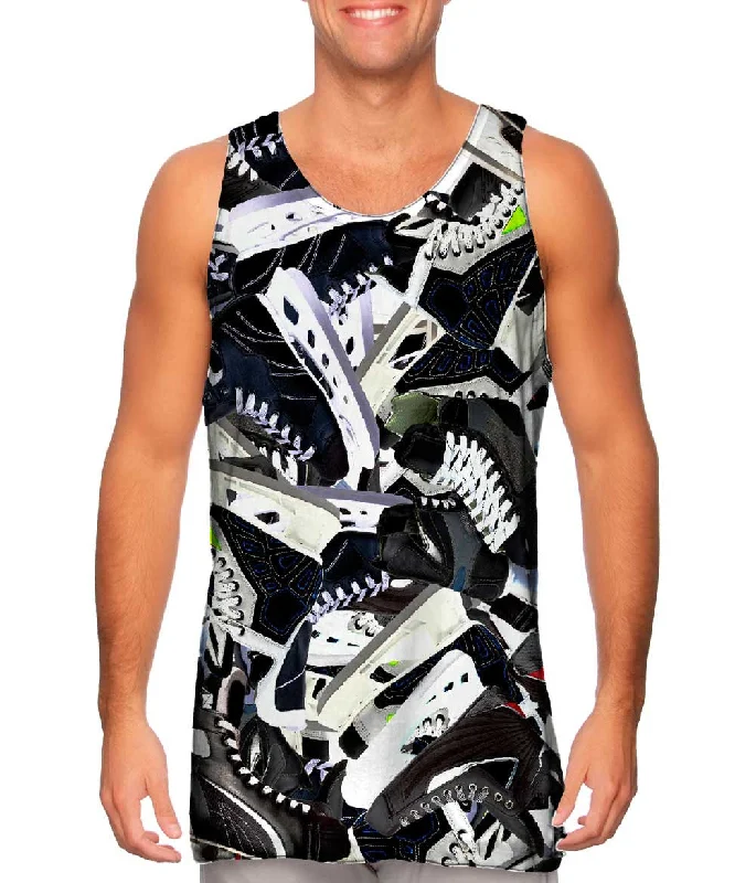 Mock Neck Women's Performance Tank Tops for CyclingHockey Skates Pride