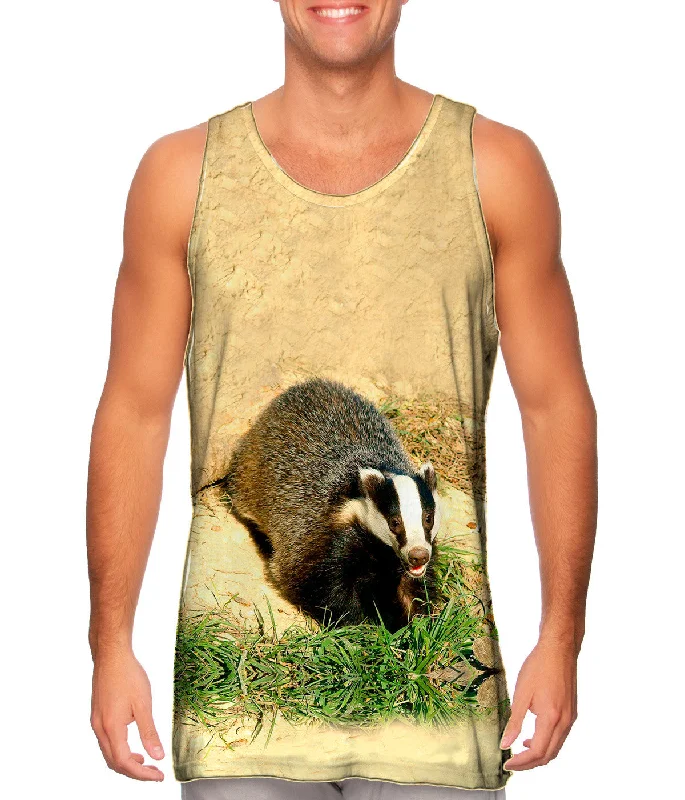 Square Neck Women's Organic Cotton Tank Tops in Earth TonesHoney Badger Enjoy
