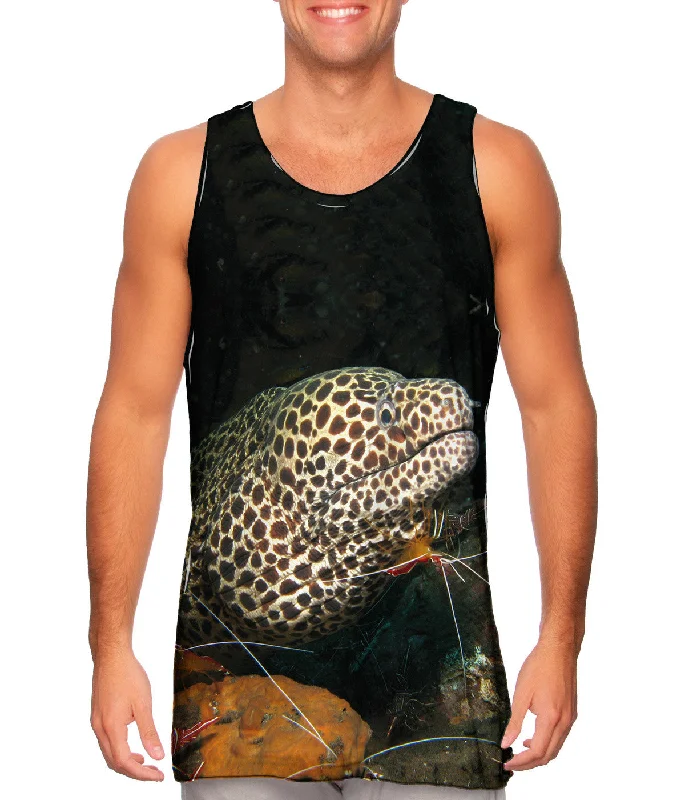 Halter Neck Women's Modal Blend Tank Tops for ComfortHoneycomb Moray Underwater