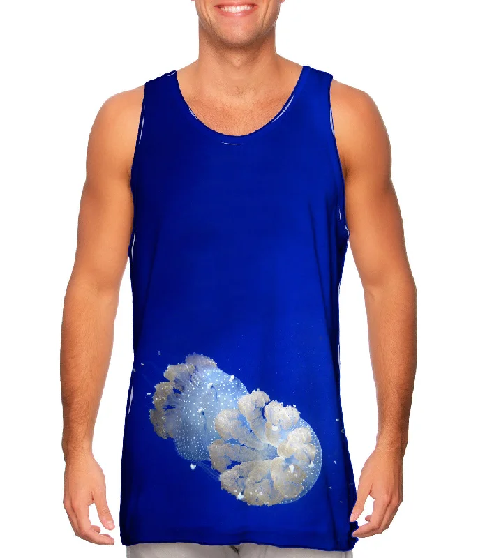 High - Neck Women's Silk Blend Tank Tops for a Luxurious FeelHorniman Jellyfish Underwater High - Neck Women's Silk Blend Tank Tops for a Luxurious FeelHorniman Jellyfish Underwater