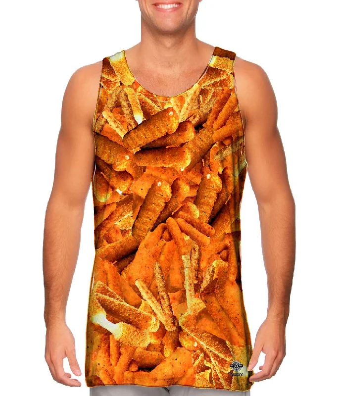 Crew Neck Women's Sustainable Tank Tops Made from Recycled MaterialsHot Cheese Sticks