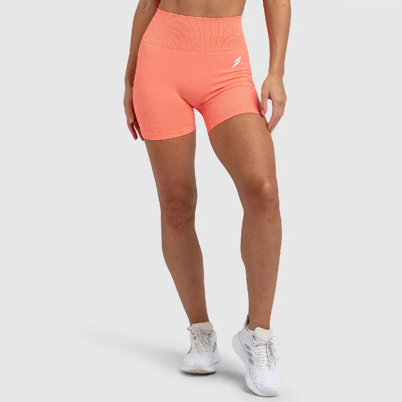 Cuffed Women Shorts for a Laid - Back and Trendy LookImpact Solid Shorts - Peach