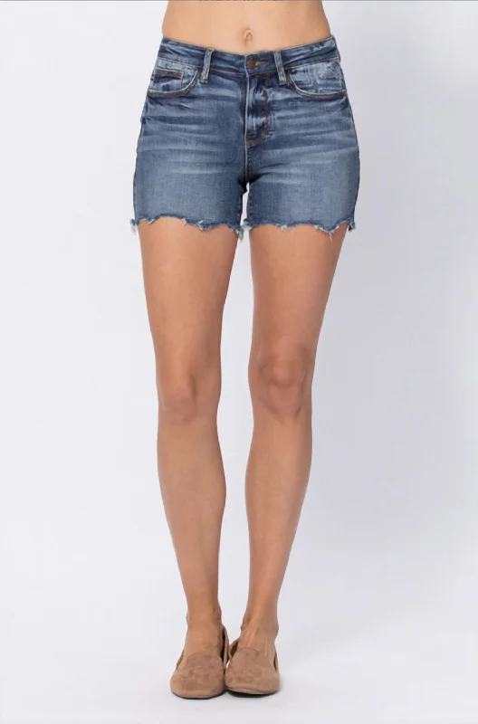 Cuffed Women Shorts for a Laid - Back and Trendy LookPaisley Bandana Short In Blue