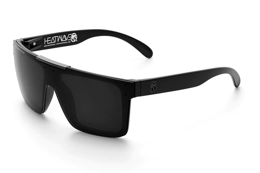 Quatro Sunglasses: Black/Black Polarized