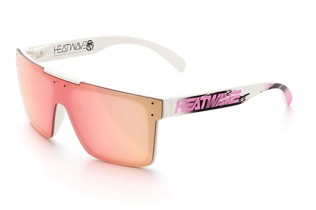 Quatro Sunglasses: Reactive - Polarized Rose Gold Lens