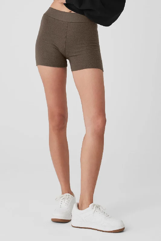 Tie - Waist Women Shorts for a Customizable FitAlolux High-Waist Me Time Short - Olive Tree Tie - Waist Women Shorts for a Customizable FitAlolux High-Waist Me Time Short - Olive Tree