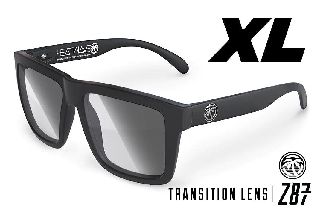 XL Vise Z87 Sunglasses Black Frame: Transition Lens