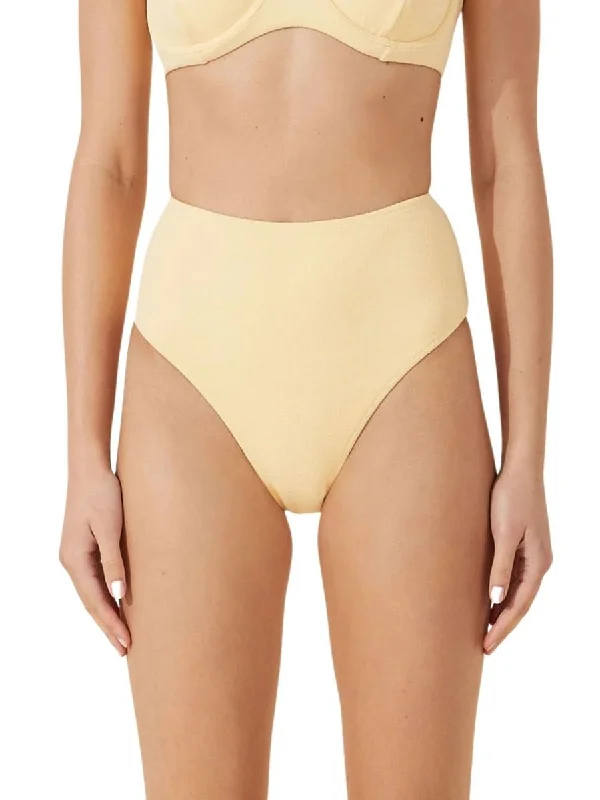 Butter Towelling Waisted Brief Butter