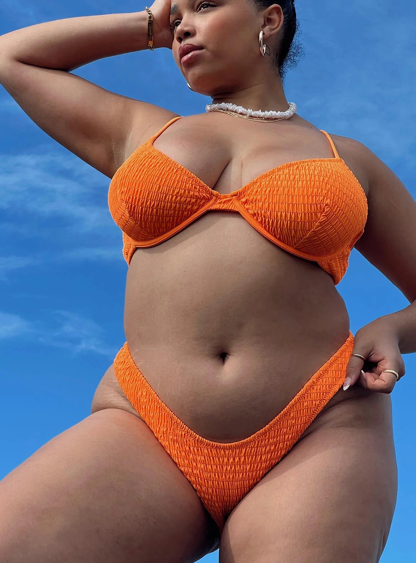 Lolita Bikini Bottoms Orange Curve